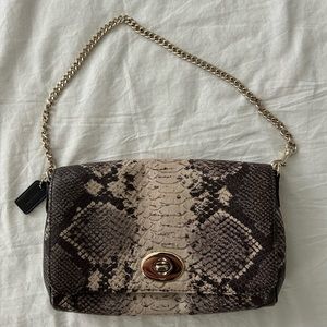 Coach “snakeskin” purse or crossbody
